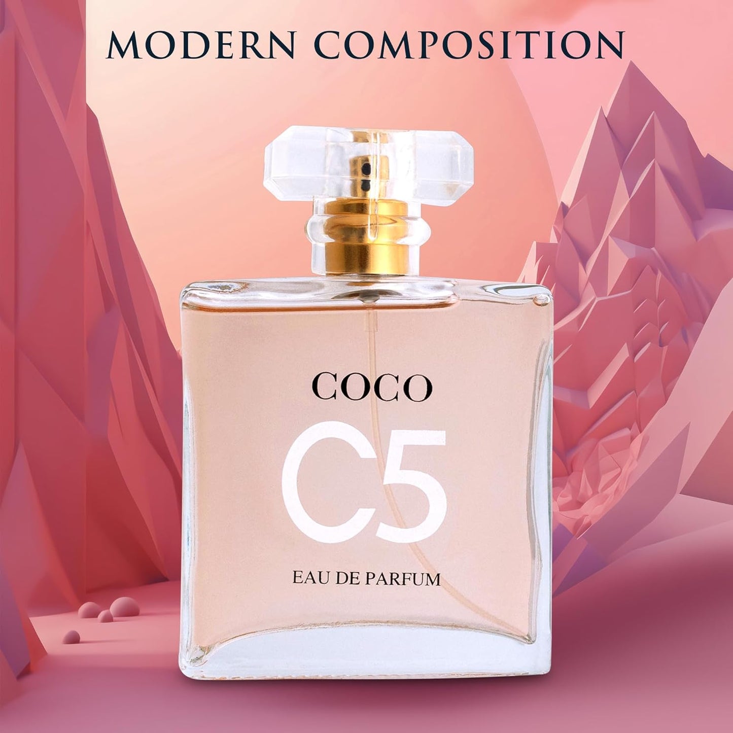 C5 for Women Eau De Parfum - Pure Femininity in a Bottle - Delicate Floral Scents of Jasmine and May Rose - A Fragrance That Will Get You Noticed - Cruelty-Free Perfume Precious Gift for Women