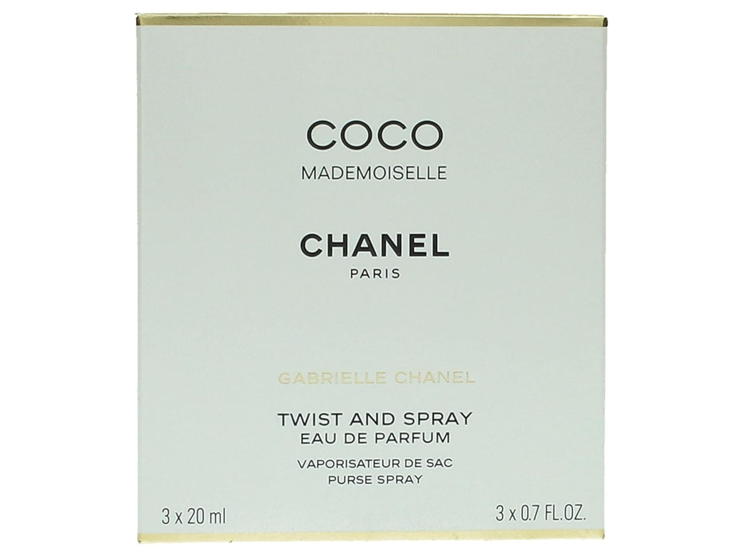 Chanel Coco Mademoiselle Twist & Spray Eau De Parfum - Coco Mademoiselle - 3x20ml/0.7oz, 2.1 Oz